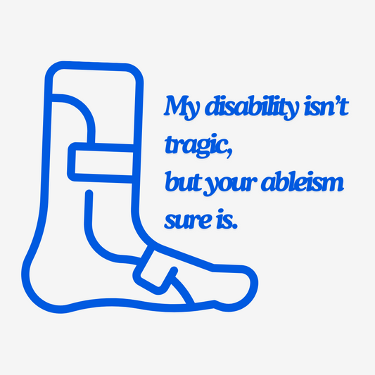 My Disability Isn't Tragic Sticker